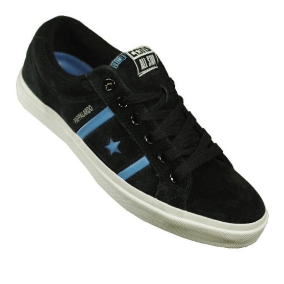 Converse CONS Pappalardo Pro Skate Shoes Black Suede Men’s 12